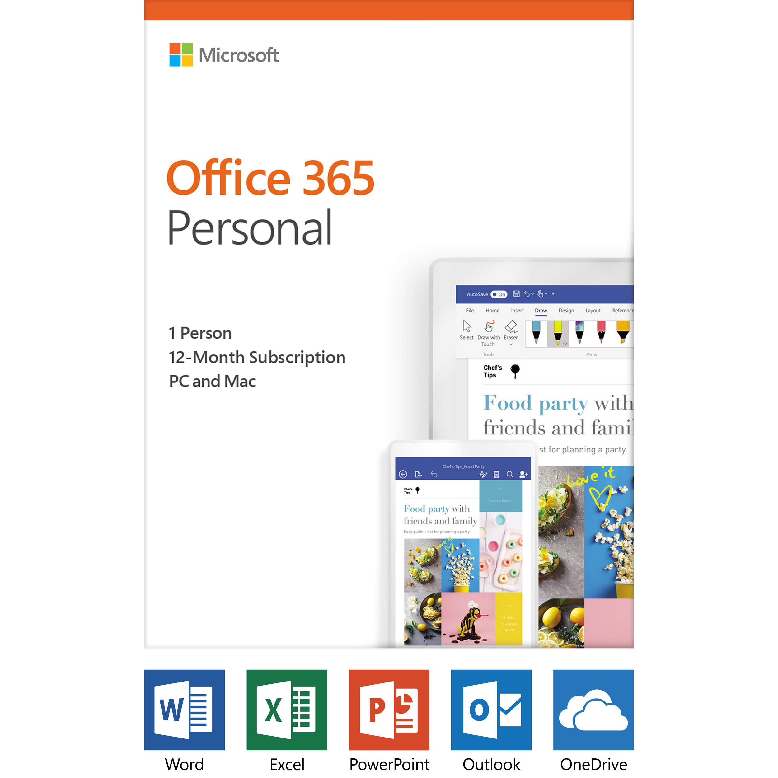Microsoft 365 Personal 1ユーザー 12ヶ月 Microsoft 365 Personal For 1 person Premium Office apps now